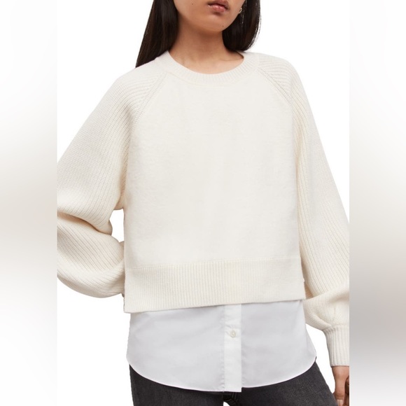 ALL SAINTS CREAM SWEATER